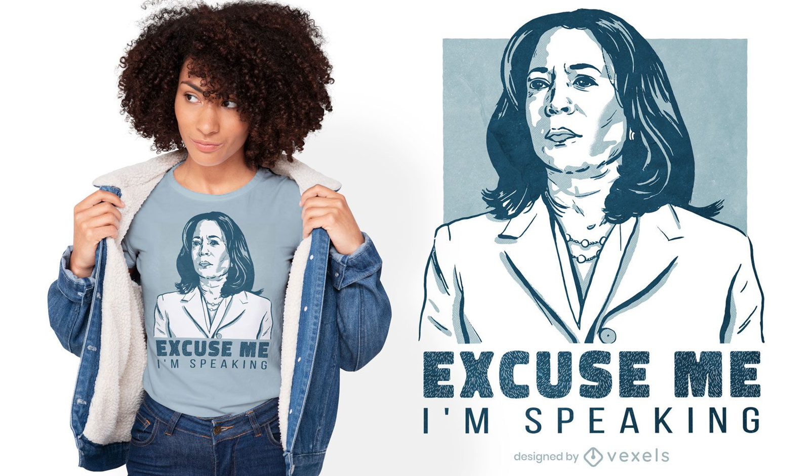 Kamala quote t-shirt design