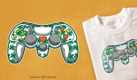 St patricks controller t-shirt design St patricks controller t-shirt design