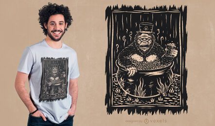 Big foot st patricks t-shirt design Big foot st patricks t-shirt design