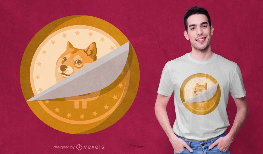 Diseño de camiseta Dogecoin Diseño de camiseta Dogecoin
