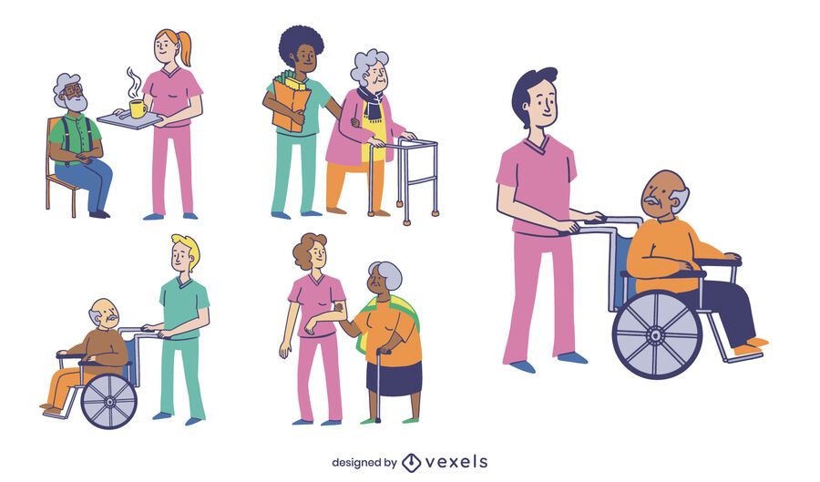 Geriatric nurses people set Geriatric nurses people set