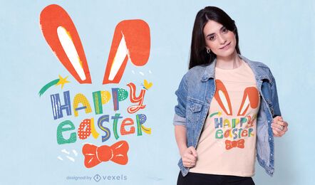 Diseño de camiseta feliz pascua Diseño de camiseta feliz pascua