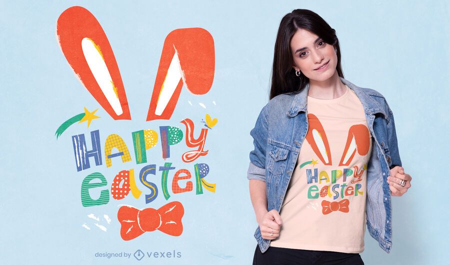 Happy easter t-shirt design Happy easter t-shirt design