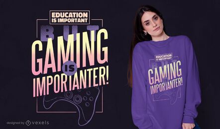 Diseño de camiseta de educación de videojuegos. Diseño de camiseta de educación de videojuegos.