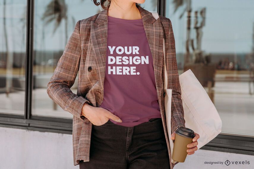 Blazer t-shirt mockup composition Blazer t-shirt mockup composition