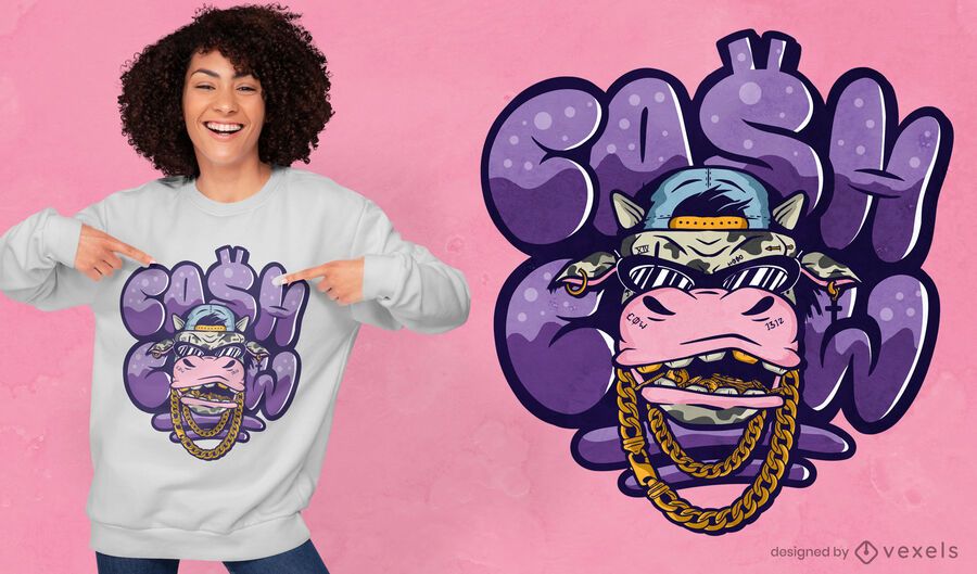 Cash cow t-shirt design Cash cow t-shirt design