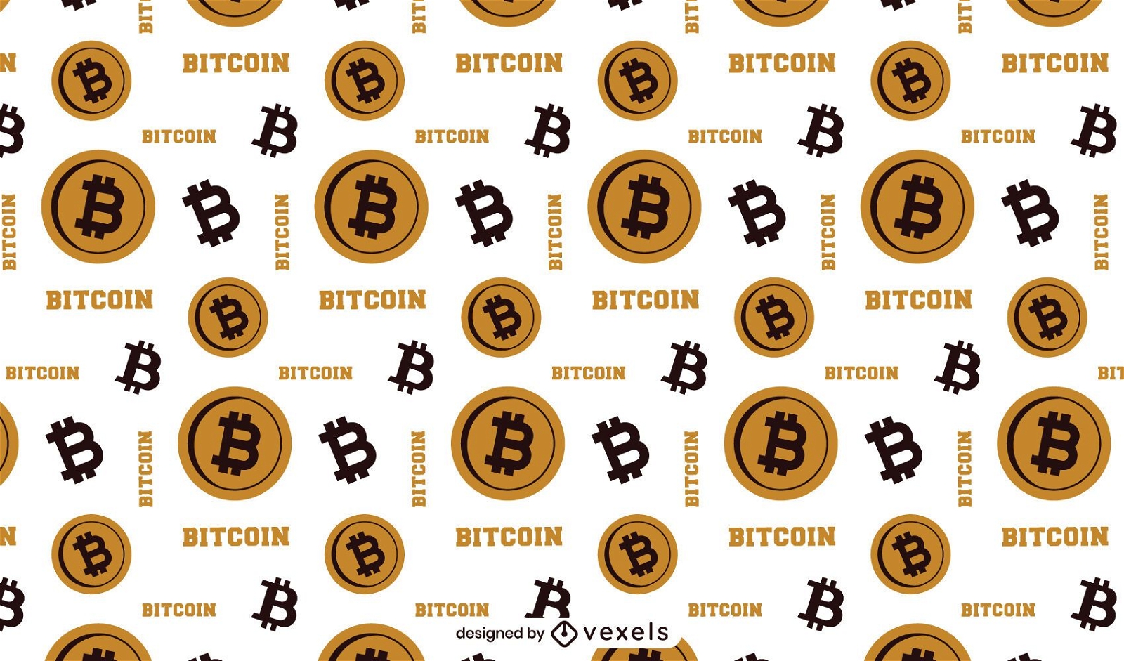 Bitcoin-Musterdesign