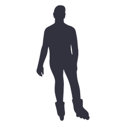 Silueta de hombre de hobby de patinaje sobre ruedas Diseño PNG
