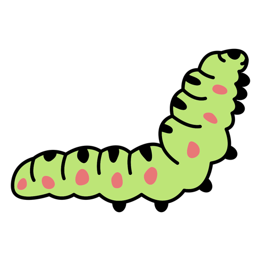 Cegonha de cor animal de inseto de verme Desenho PNG