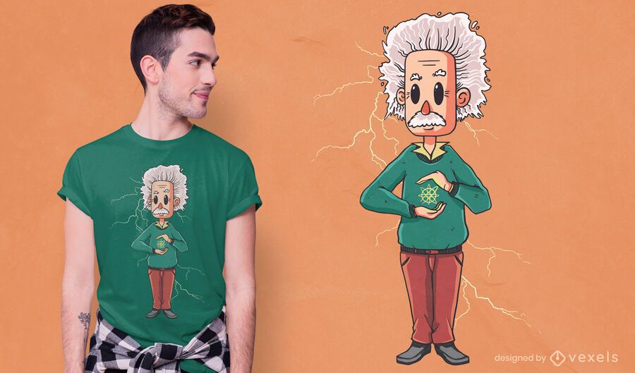 Albert Einstein T-Shirt Design Albert Einstein T-Shirt Design