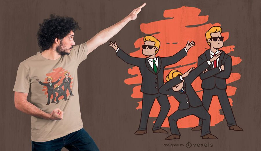 Diseño de camiseta de personajes de wall street. Diseño de camiseta de personajes de wall street.