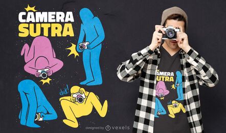 Diseño de camiseta camera sutra Diseño de camiseta camera sutra