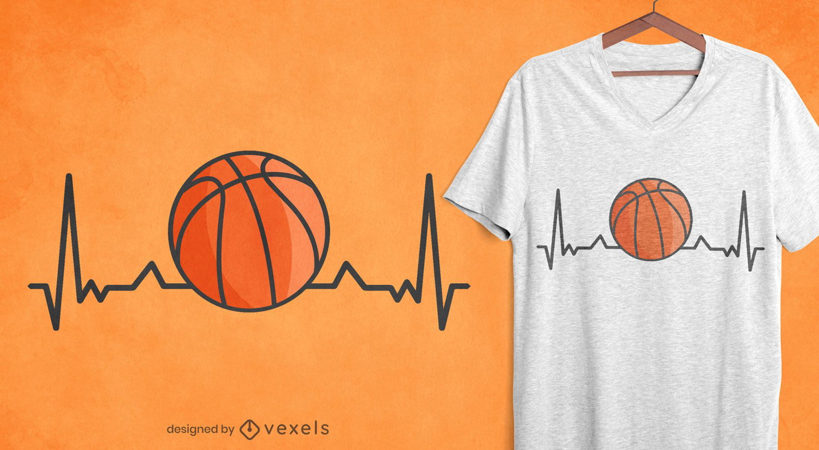 Diseños vectoriales de basketball ball para camisetas y más Merch
