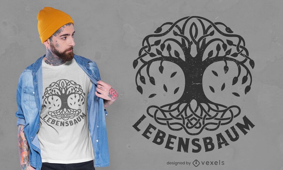 Diseño de camiseta Lebensbaum Diseño de camiseta Lebensbaum