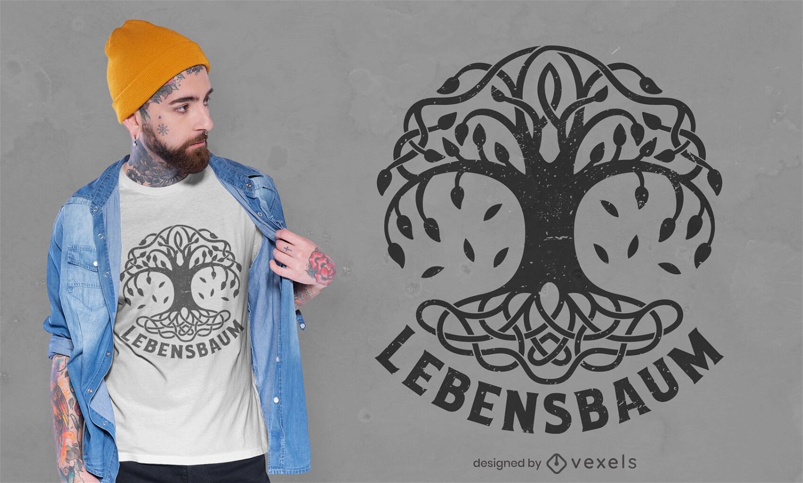Design de camisetas Lebensbaum