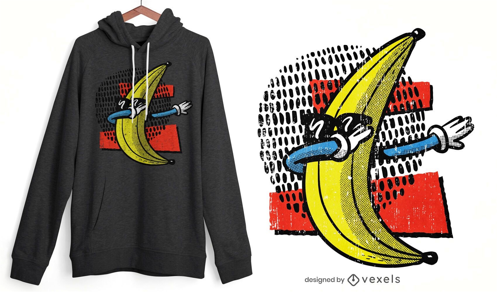 Bananen tupfen T-Shirt Design
