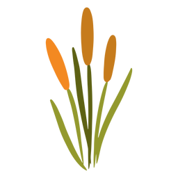 Long flower garden plant PNG Design