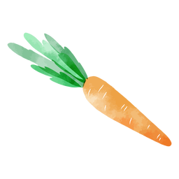 Carrot vegetable watercolor Transparent PNG
