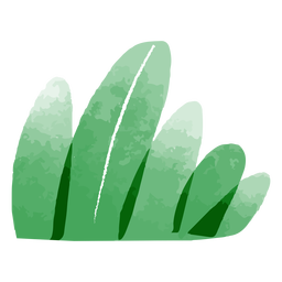 Aquarela de arbusto de jardim Desenho PNG
