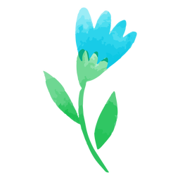 Flower tulip watercolor PNG Design