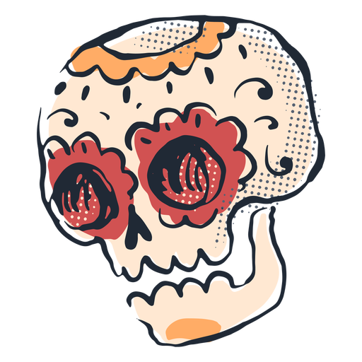 Cinco De Mayo Skull Drawing