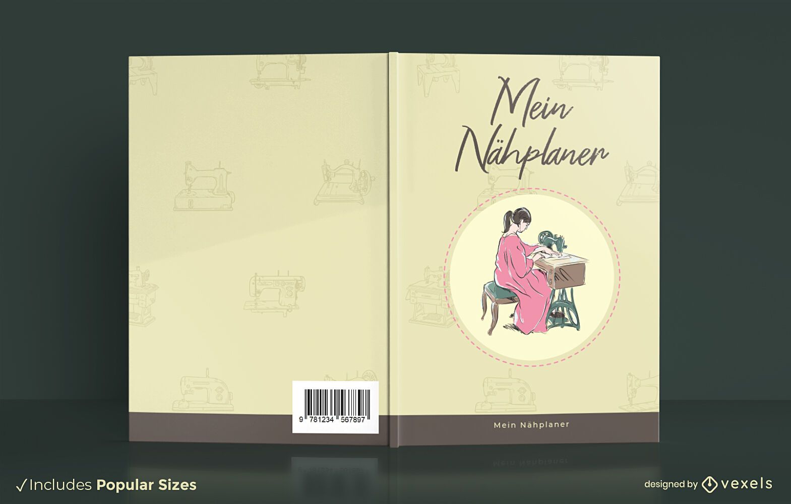 Mein Nähplaner Buchcover Design