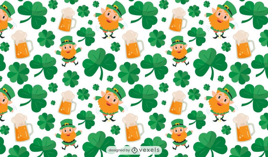 Diseño del patrón de San Patricio Diseño del patrón de San Patricio