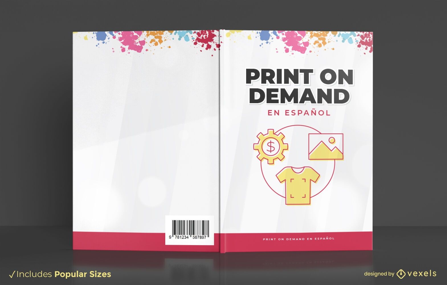 Print on demand book cover design