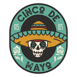 Crachá de cinco de mayo Desenho PNG