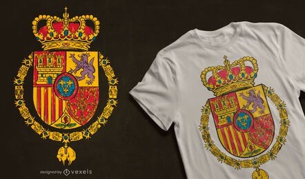 Spain Royal Standard t-shirt design