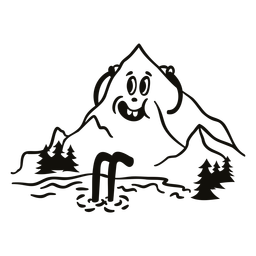 Abenteuer RetroCartoon Vinyl - 2 PNG-Design