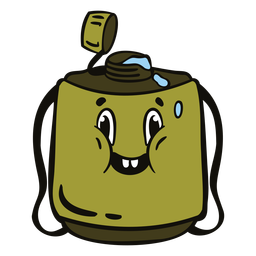 Color de dibujos animados retro de aventura - 1 Diseño PNG