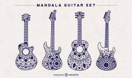 Conjunto de guitarra mandala