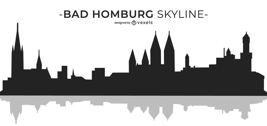 Bad Homburg skyline design Bad Homburg skyline design