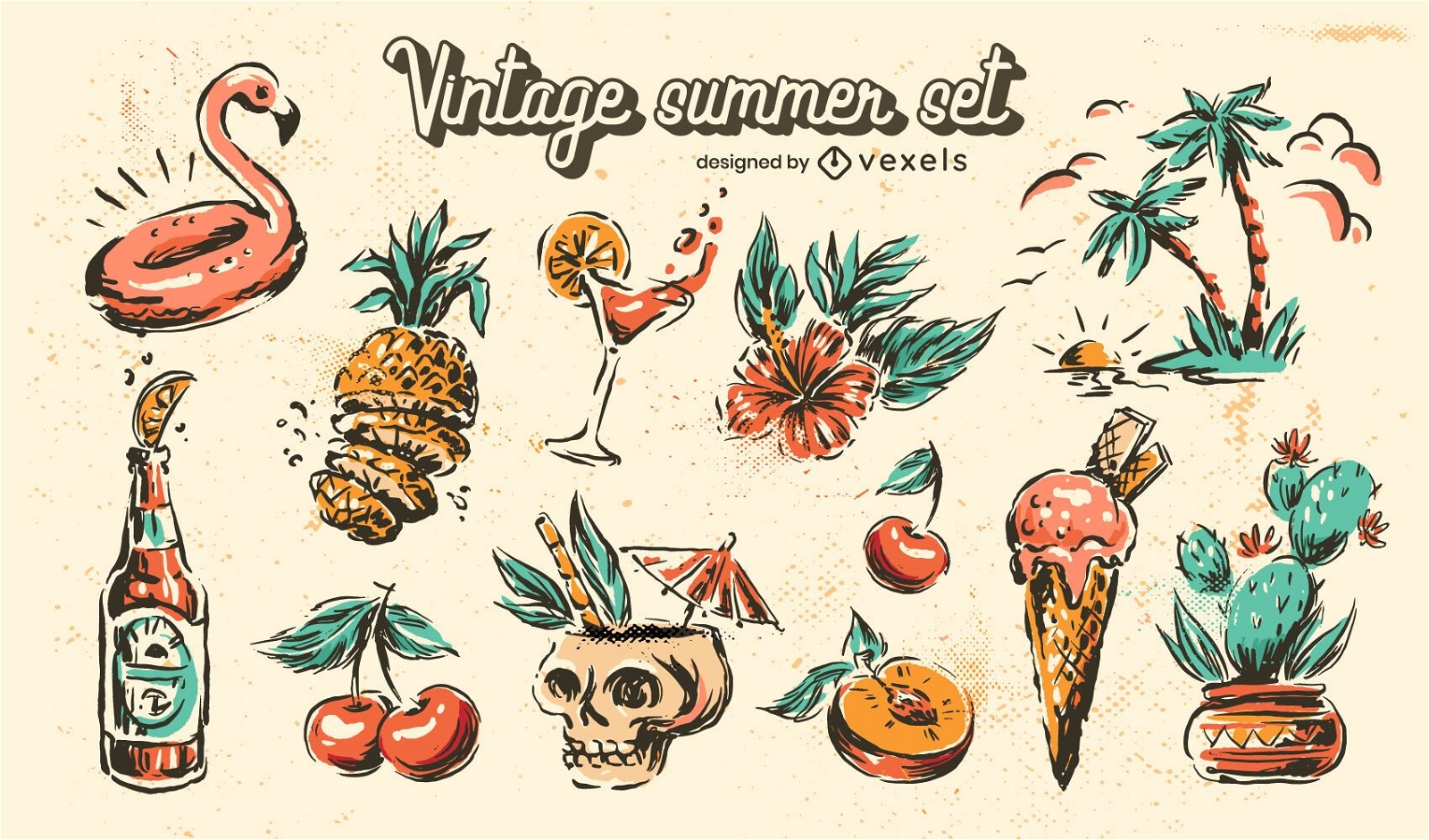 Conjunto de verano vintage