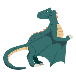 Ilustración de criatura dragón Diseño PNG Transparent PNG