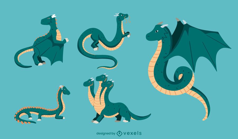 Dragon flat set Dragon flat set