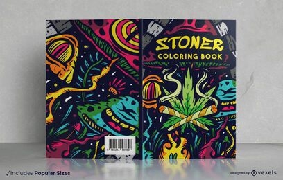 Stoner-Malbuch-Cover-Design