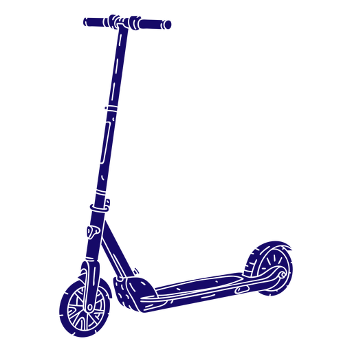 Scooter fun cut-out PNG Design