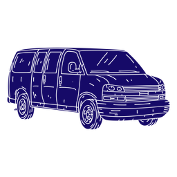 Fuga de condução de carrinha Desenho PNG