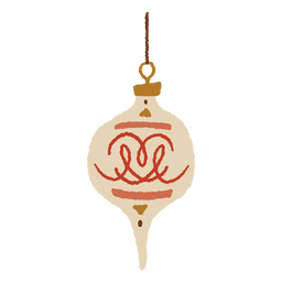 Decoração de luz de natal Desenho PNG