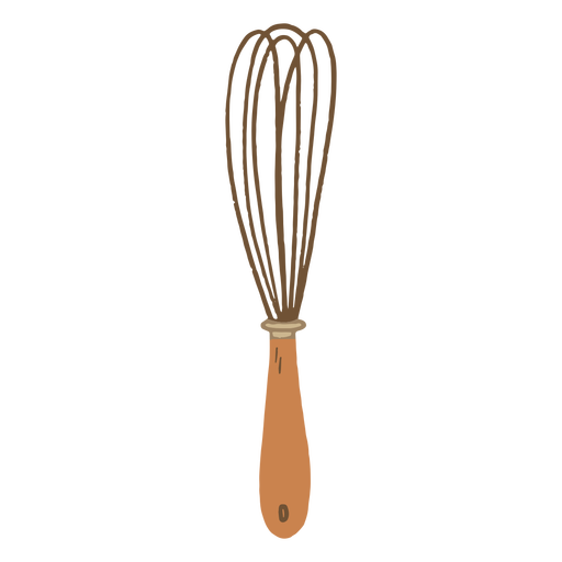 Cooking implement whisk flat