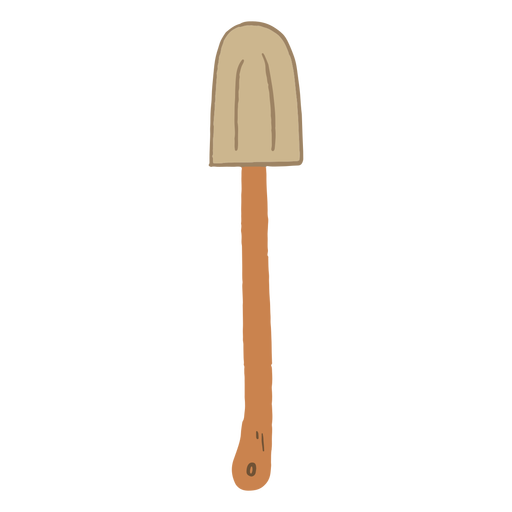 Mixing spatula flat PNG Design