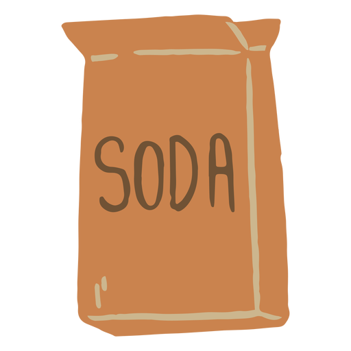 Soda package flat PNG Design