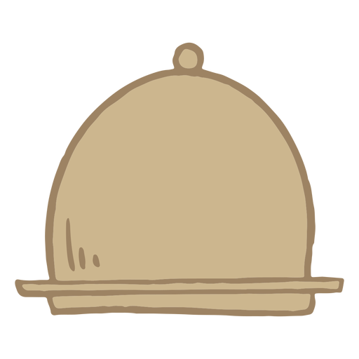 Tray and lid flat PNG Design