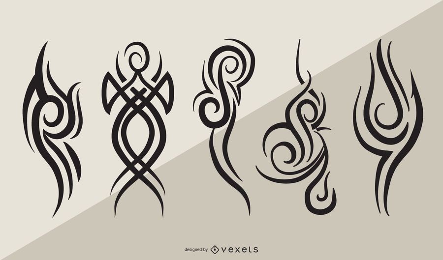 Tribal Tattoo Elements Tribal Tattoo Elements
