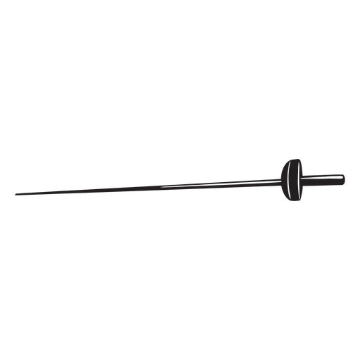 Fencing sword cut-out PNG Design