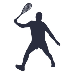 Man playing tennis sport silhouette Man playing tennis sport silhouette