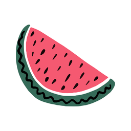 Watermelon summer flat