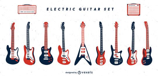 Electric guitar instrument set Electric guitar instrument set